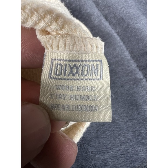 Dixxon Women's Crop Henley Thermal Top beige Size Small - Picture 6 of 10